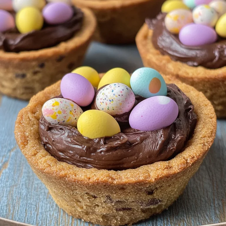 Mini Egg Cookie Cups