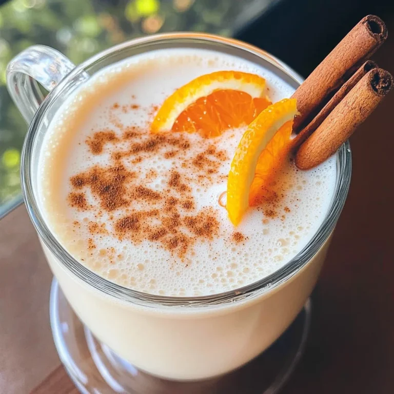 Orange Cinnamon Milk Tea