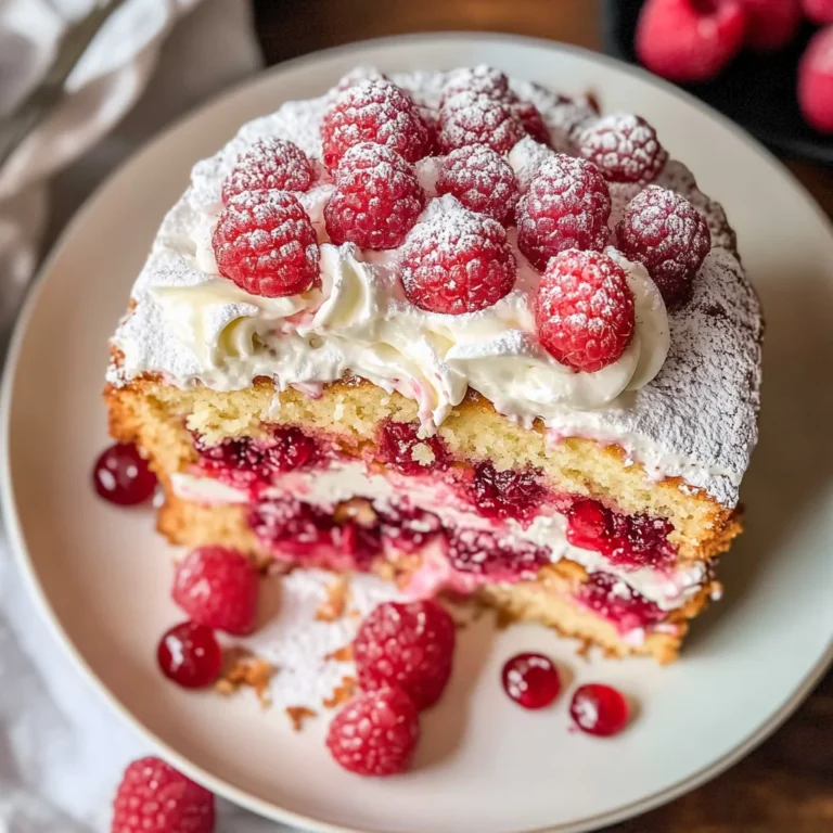 Raspberry Olive Oil Cake