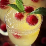Sparkling Raspberry-Limoncello Cocktail