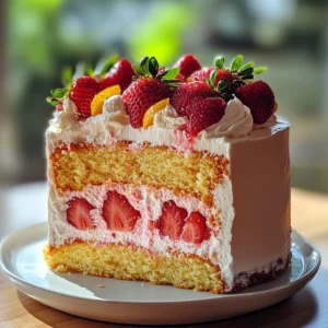 Strawberry Lemonade Cake