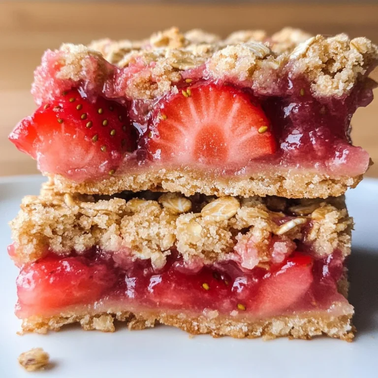 Strawberry Oat Bars