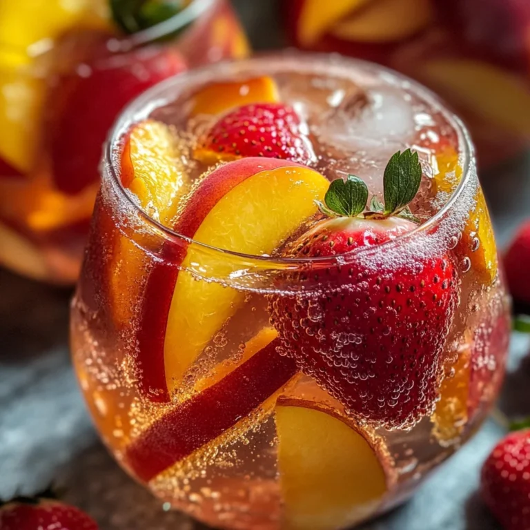 Strawberry Peach Sangria