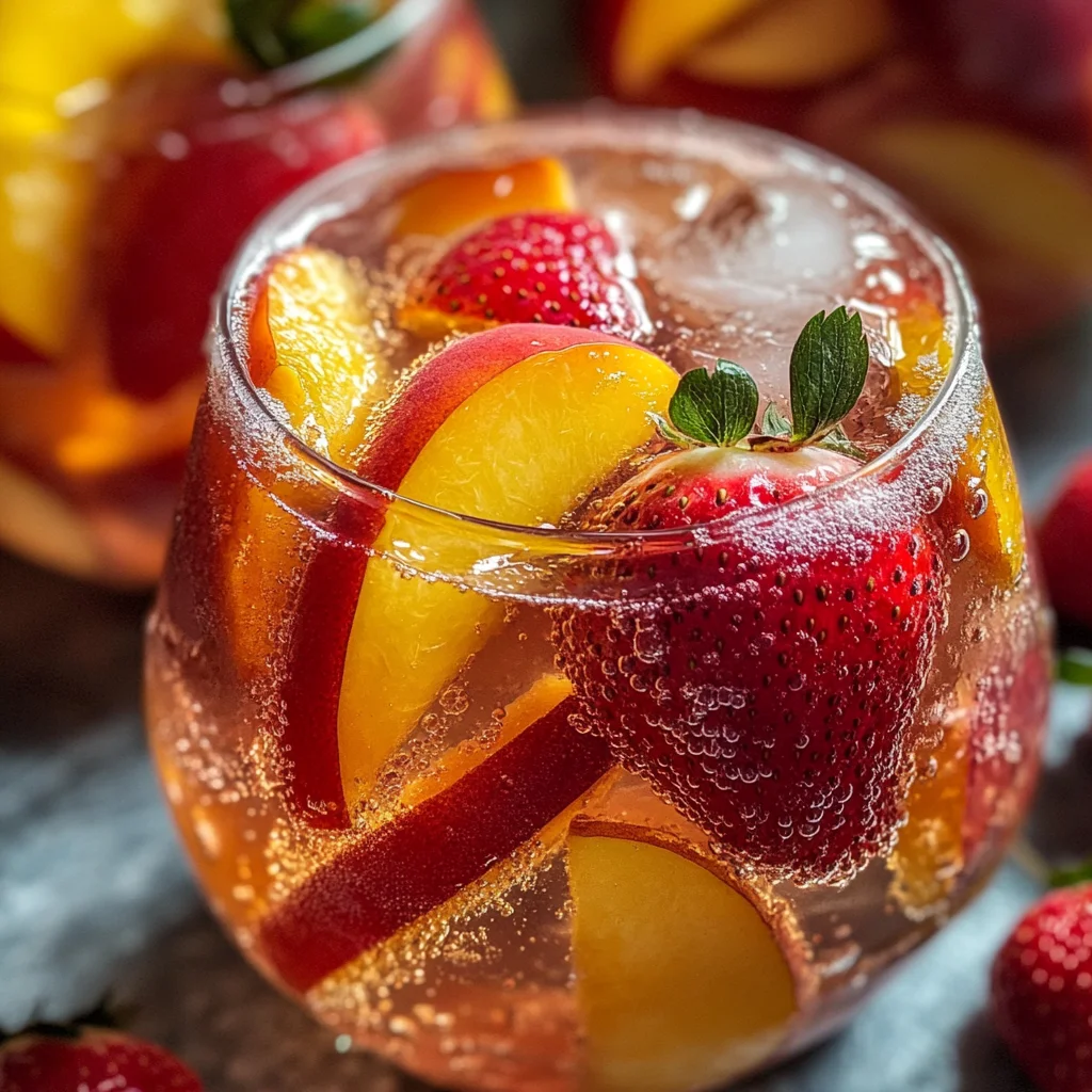 Strawberry Peach Sangria