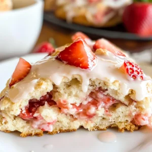 Strawberry Scones