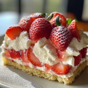 Strawberry Sheet Shortcake