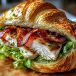 Turkey Bacon Chicken Croissant