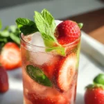 Virgin Strawberry Mojito (Mocktail)