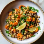 Warm Chickpea and Lentil Salad with Carrots: A Tasty Delight!
