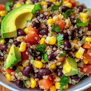 Zesty Vibrant Tex Mex Quinoa Salad for Flavorful Feasts