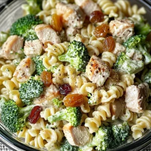 Broccoli and Chicken Pasta Salad