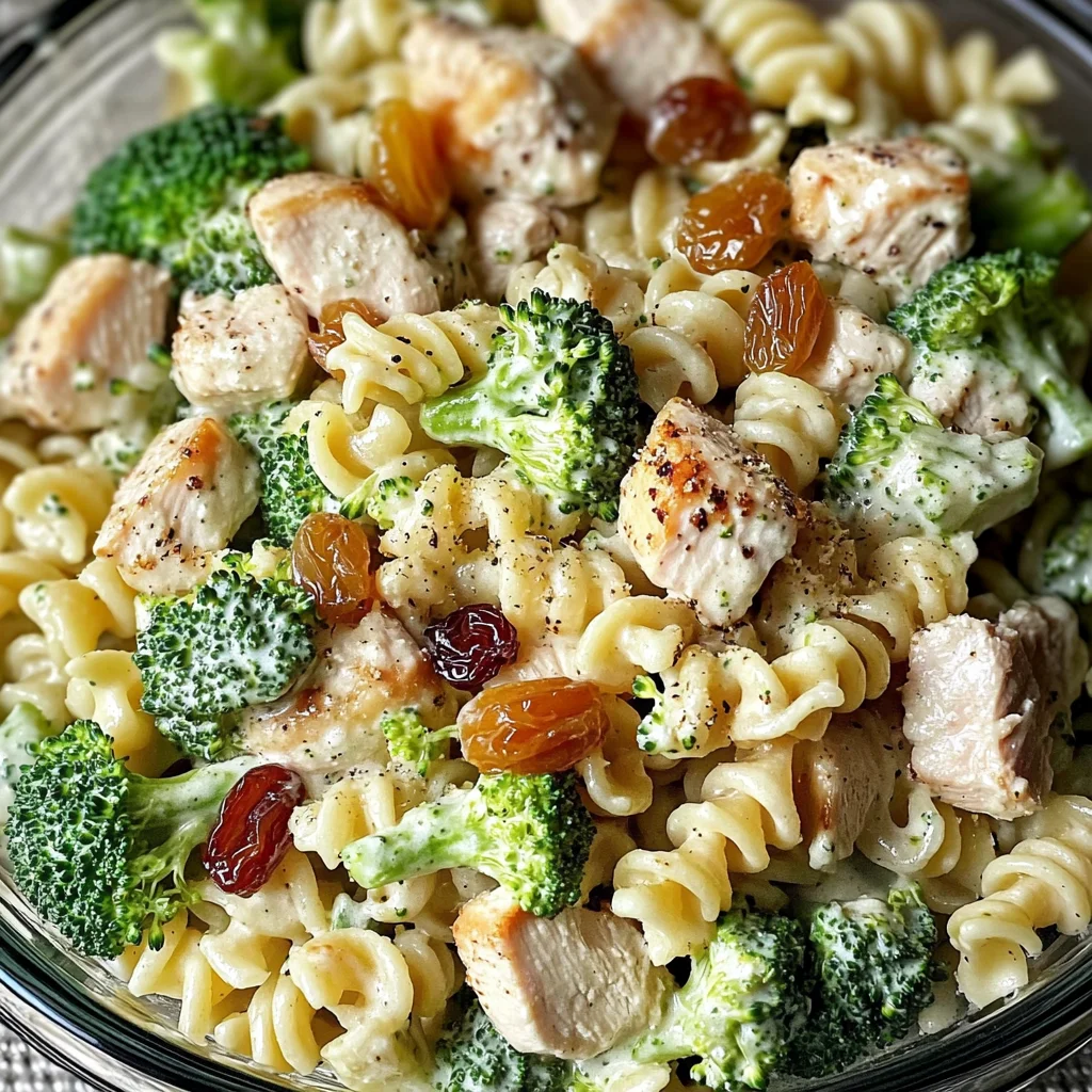 Broccoli and Chicken Pasta Salad