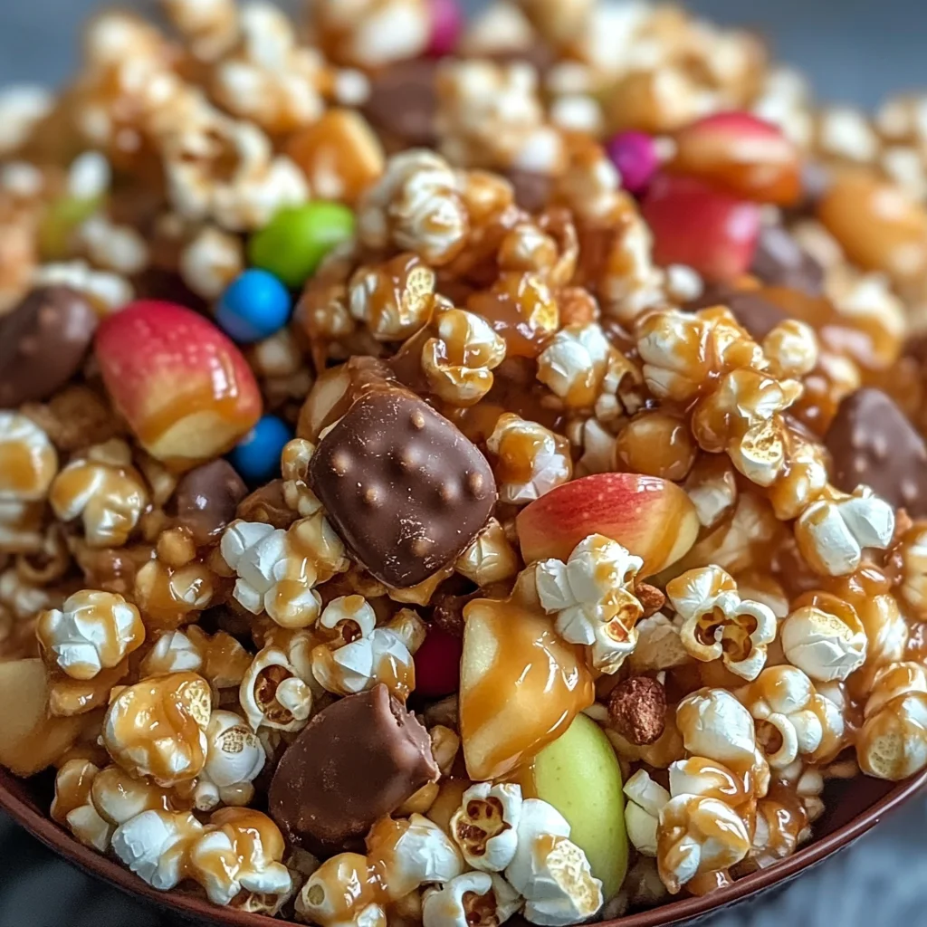 Caramel Apple Popcorn Mix