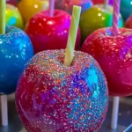 Colorful Candy Apples Recipe | Easy Festive Treats