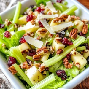 Crisp Apple Celery Salad with Maple-Dijon Dressing