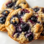 Crumbl Copycat Blueberry Muffin Cookies
