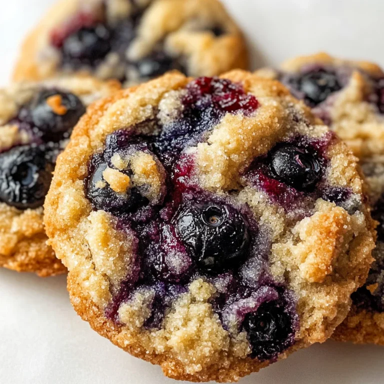 Crumbl Copycat Blueberry Muffin Cookies