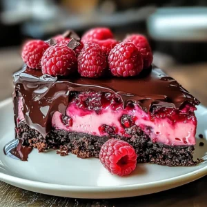Decadent Dark Chocolate Raspberry Cheesecake You'll Adore