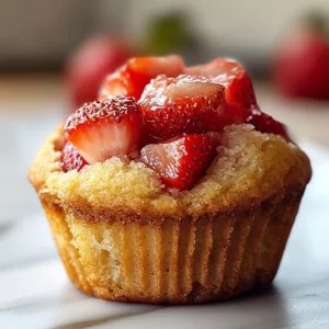 Delightful Fresh Strawberry Muffins