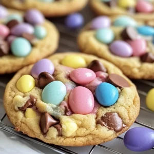 Easter Chocolate Chip Cookies