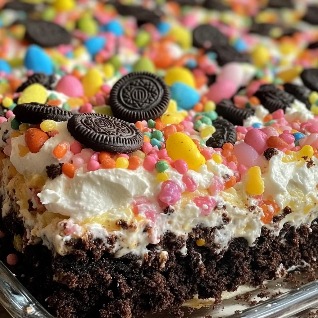 Easter Dirt Cake Casserole