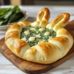 Festive Easter Bunny Spinach Dip