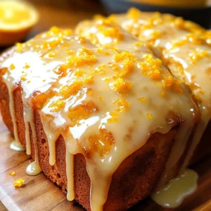Glazed Mimosa Bread