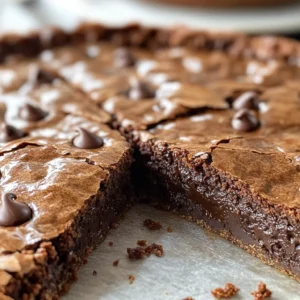 Gooey Brownie Pie
