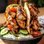 Greek Chicken Gyros