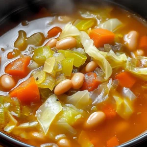 Hearty Cabbage Soup: Comfort in Every Savory Spoonful