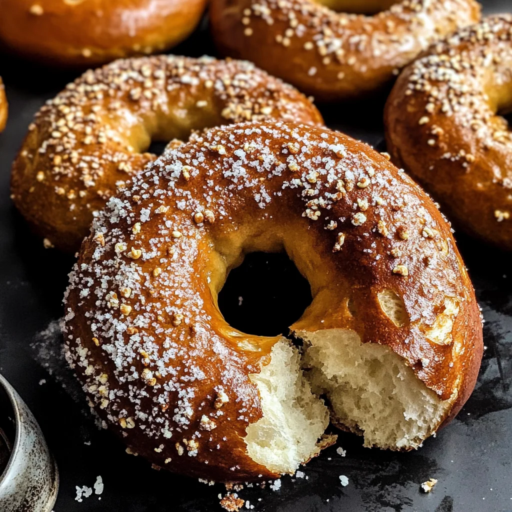 Homemade Pretzel Bagels