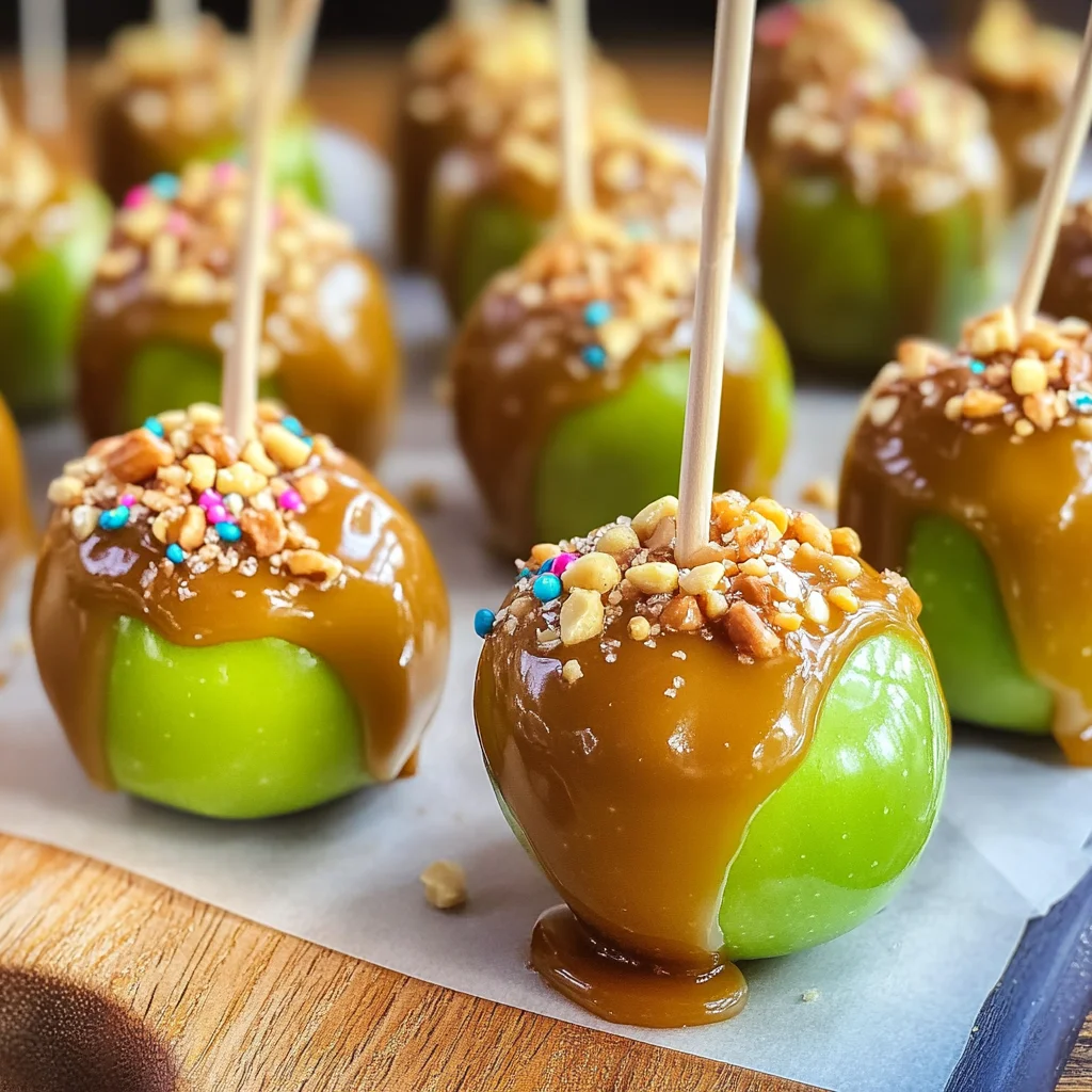 How to Make Mini Caramel Apples