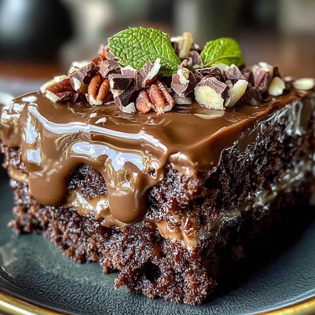 Irresistible German Chocolate Poke Cake Decadent Easy Recipe