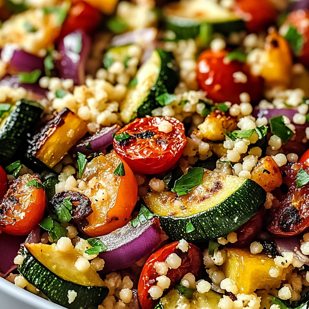 Irresistibly Flavorful Roasted Vegetable Couscous Recipe