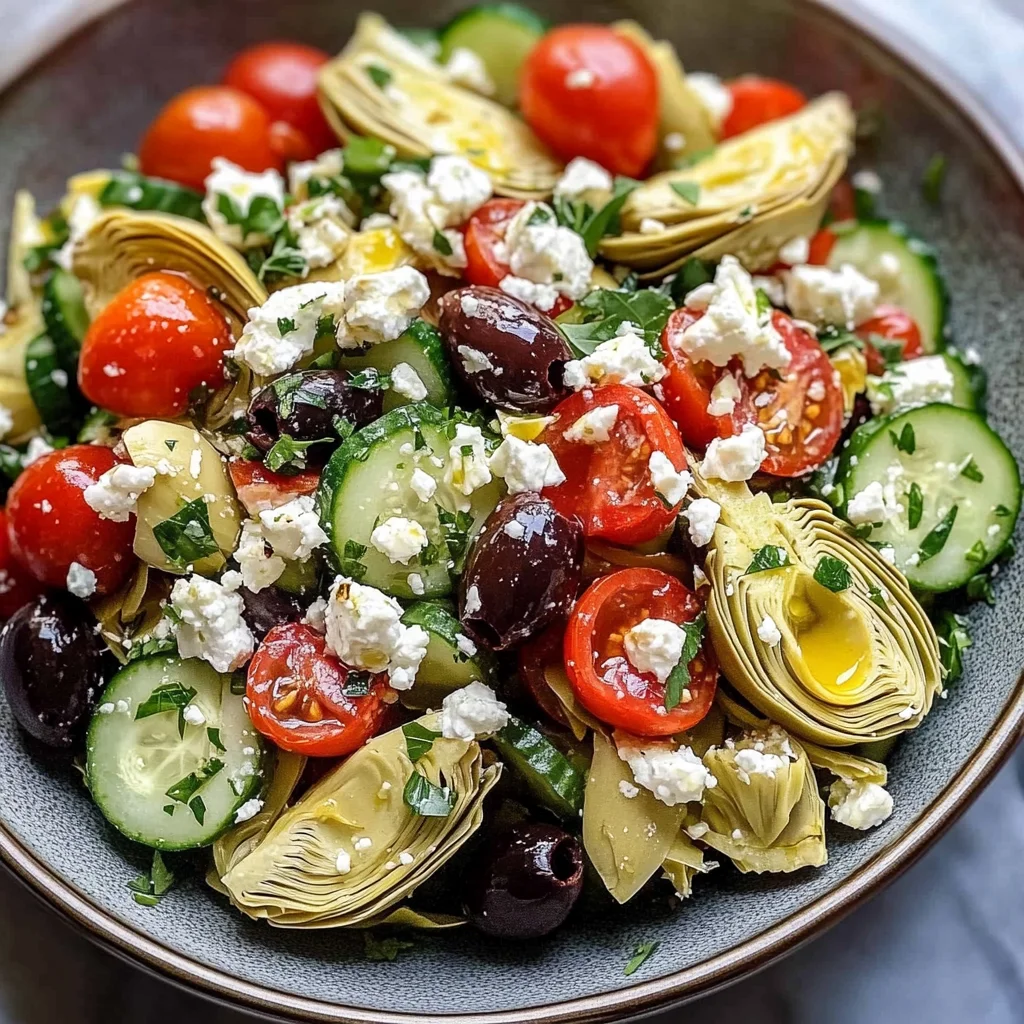 Keto Artichoke Heart Salad