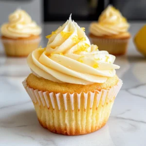 Lemon Cupcakes with Lemon Cream Cheese Frosting