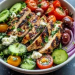 Low-Carb Greek Chicken Bowl