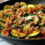 Low Carb Turkey Zucchini Skillet