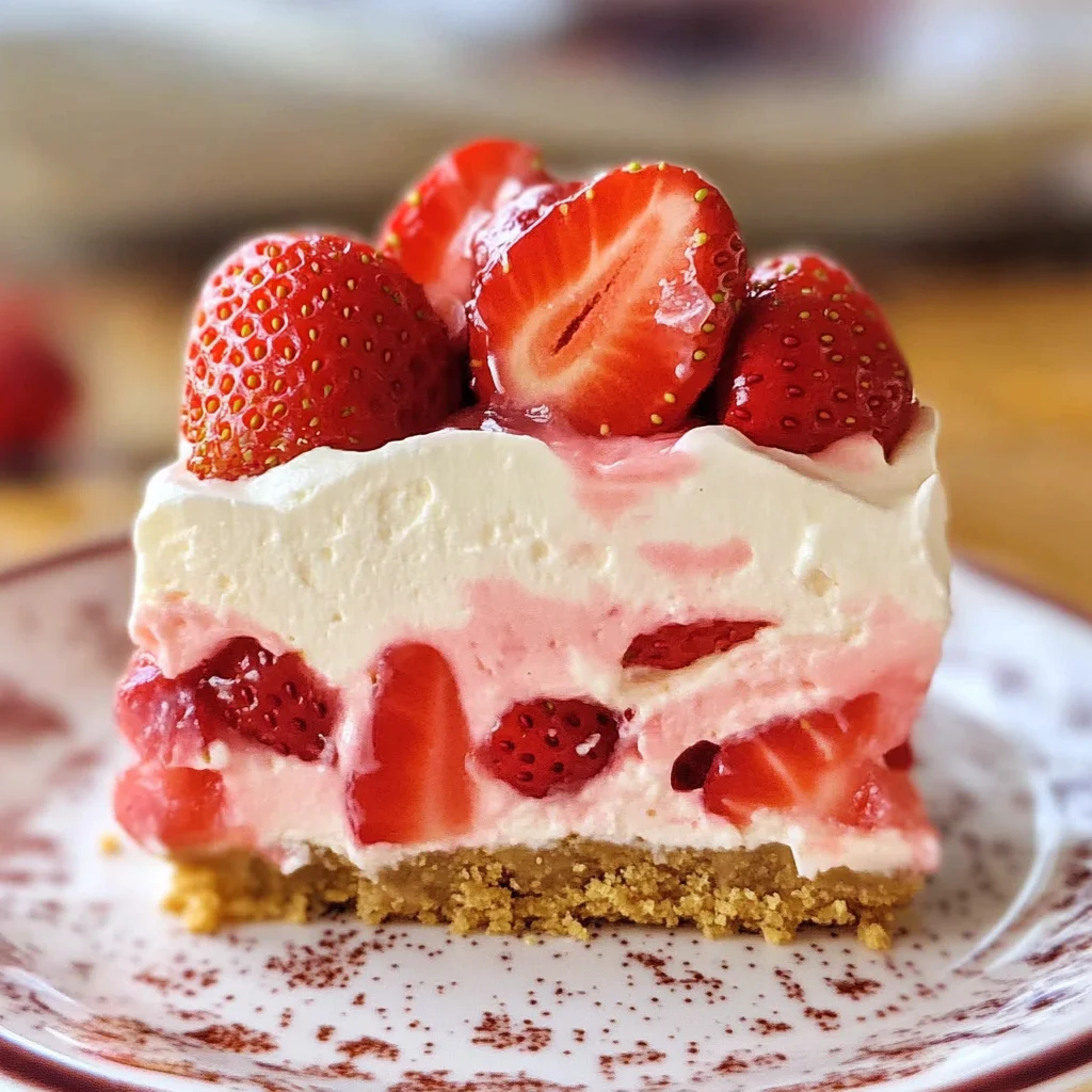 No-Bake Strawberry Delight