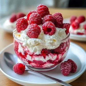 Raspberry Fool with Whipped Mascarpone