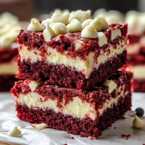Red Velvet Gooey Bars