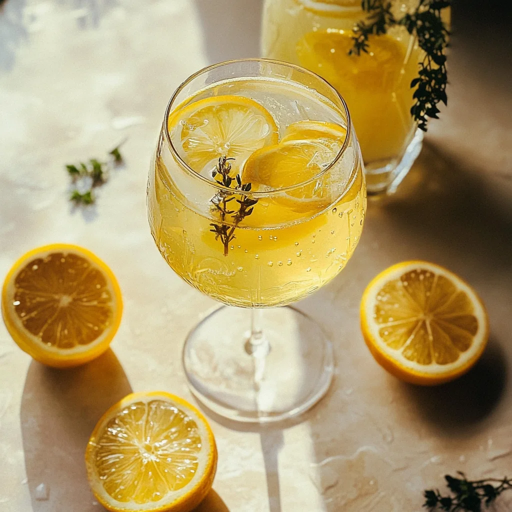 Refreshing Limoncello Spritz