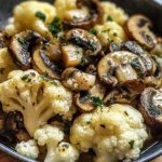 Sautéed Garlic Mushrooms & Cauliflower: Your Quick Comfort Dish