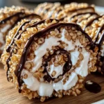 S’mores Rolled Rice Krispie Treats