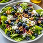Tasty Easter Spring Salad with Goat Cheese