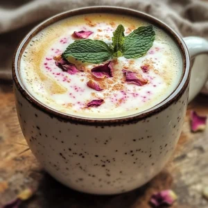 Vanilla Rose Tea Latte