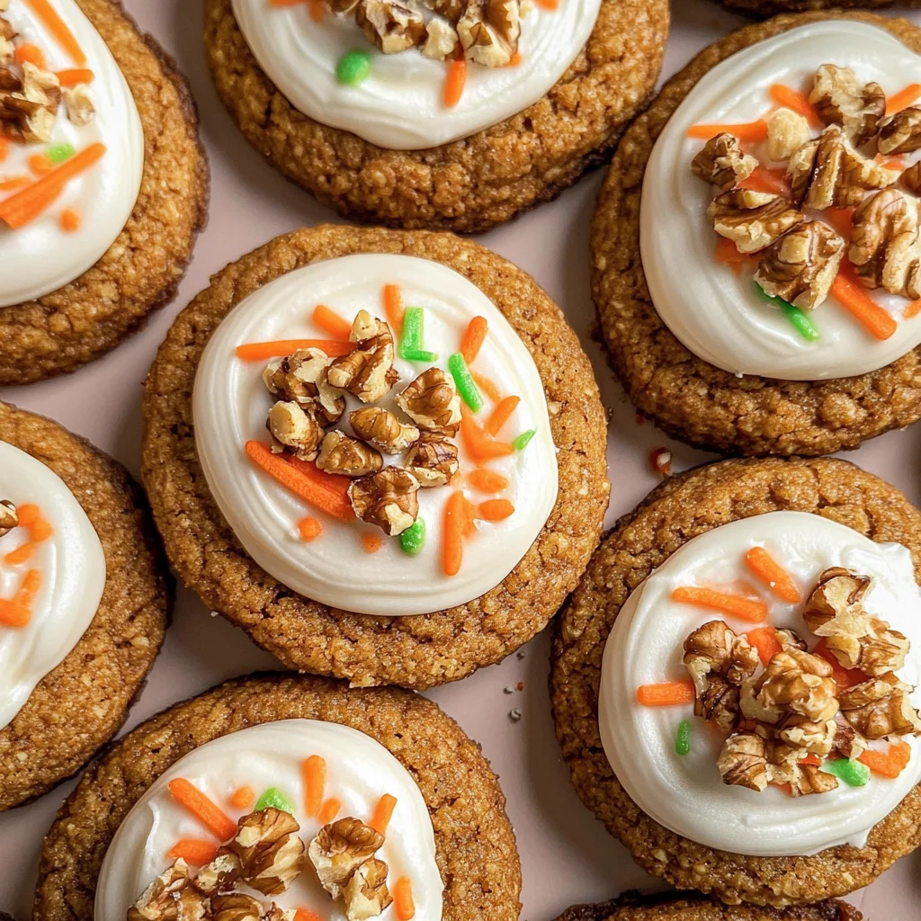Vegan Carrot Cake Cookies