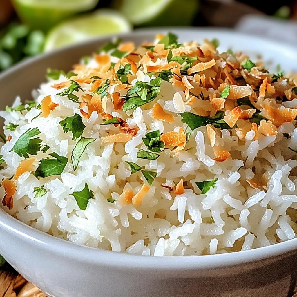 Zesty Lime & Coconut Rice Recipe