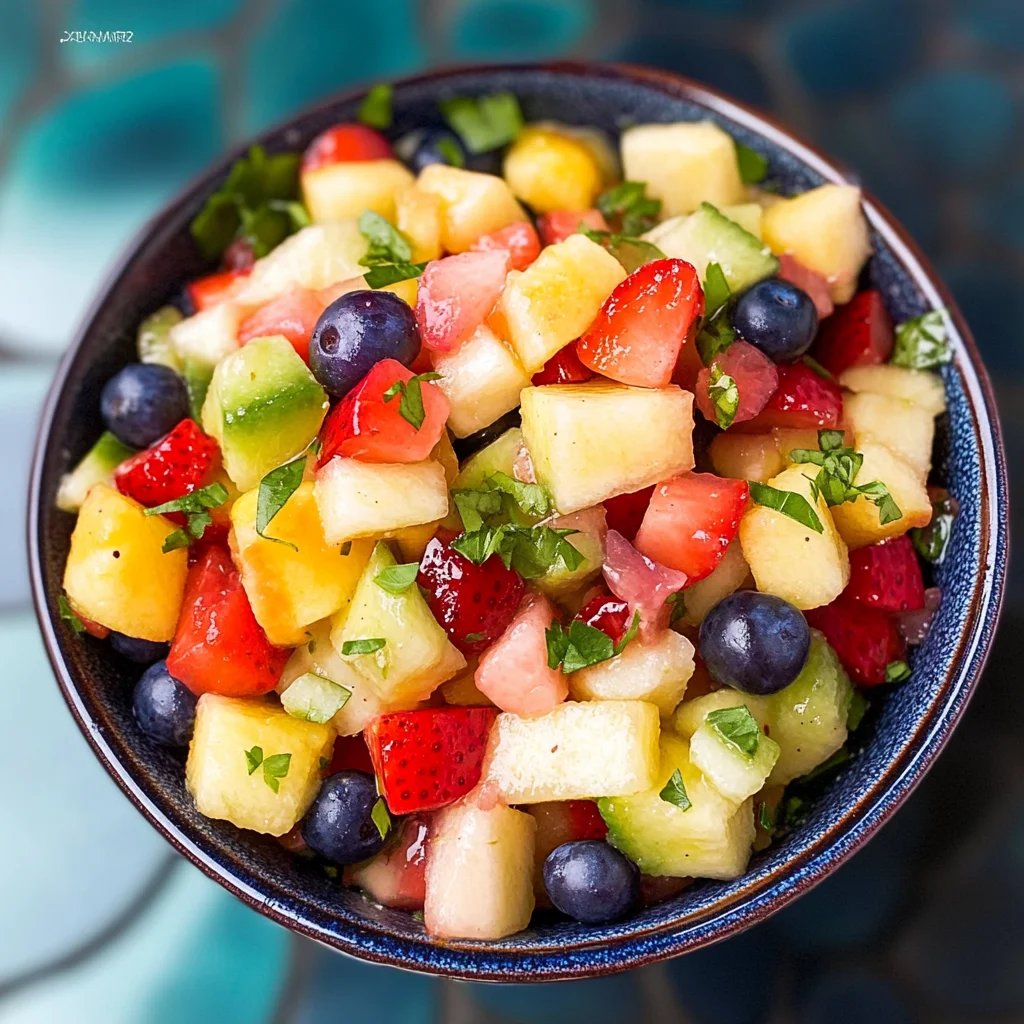 4th of July Fruit Salsa