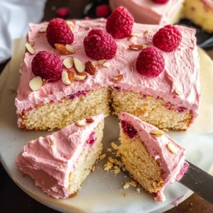 Almond Raspberry Cake
